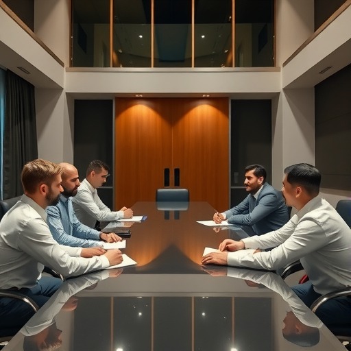 阎晓峰会见中材国际党委书记、董事长印志松一行