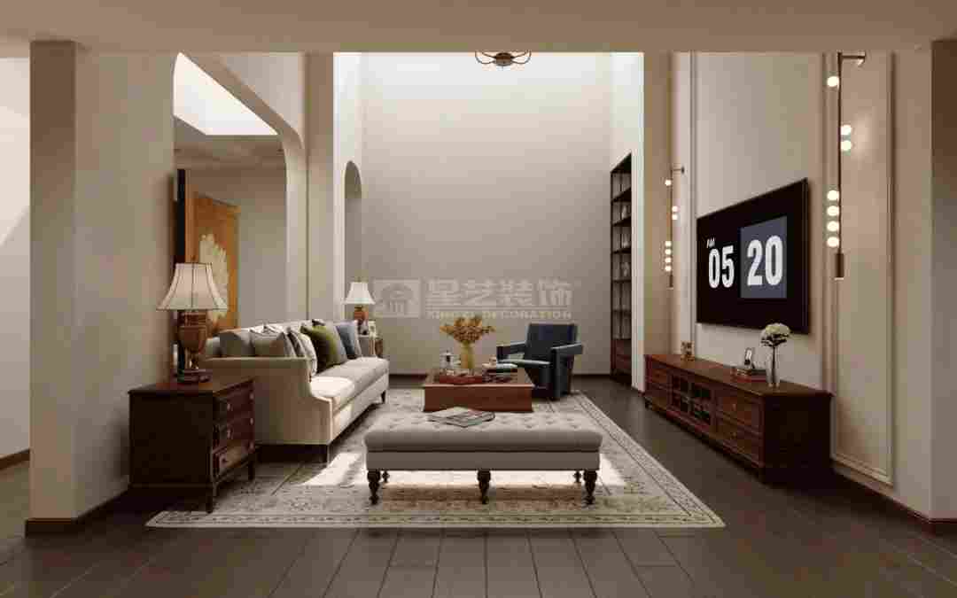 美式格调大宅：从挑空光影到木质温情，打造治愈系高级生活场(图3)