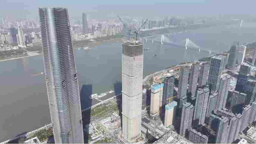 国际领先水平！中建西部建设全轻混凝土泵送高度突破340米